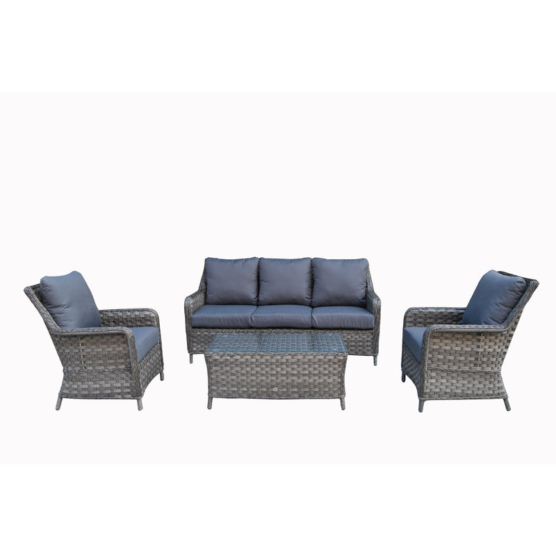 Victoria Five Seater Sofa Set - Grey | Outdoor Style