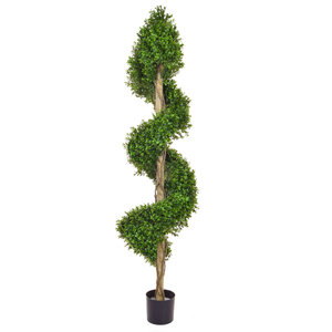 150cm Artificial Topiary New Buxus Spiral/