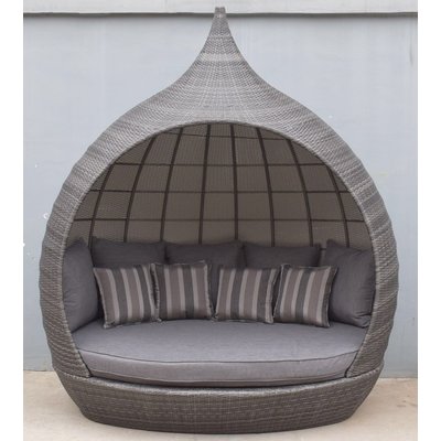 Flat Weave Pearl Daybed - Mixed Grey