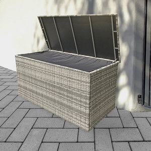 Sarah Large Cushion Box For Dining Cushions - Grey/