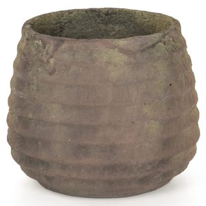 V-Pot Taupe Round Pot 21x25x25cm/