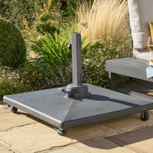 Royce 70kg Plastic Covered Concrete Base with Wheels/